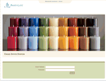 Tablet Screenshot of e-invites.partylite.com.au