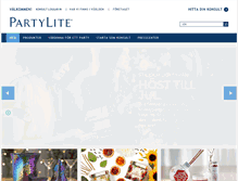 Tablet Screenshot of partylite.se