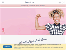 Tablet Screenshot of partylite.de
