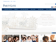 Tablet Screenshot of partylite.com.au