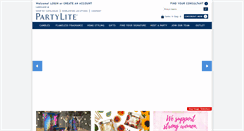 Desktop Screenshot of partylite.ca