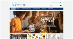 Desktop Screenshot of partylite.fi
